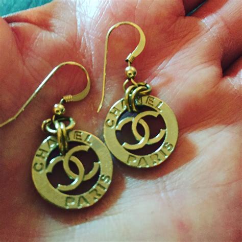 chanel earrings repurposed|pre owned Chanel jewelry.